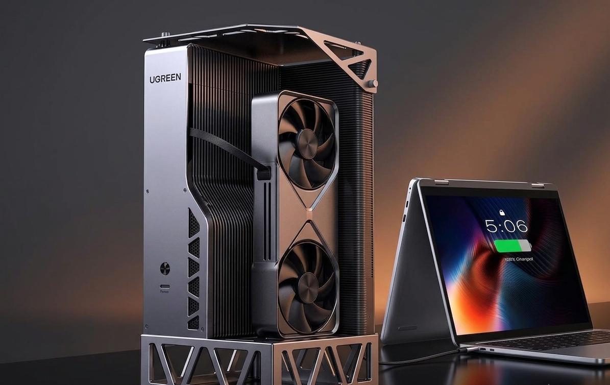 UGREEN muốn biến laptop thành PC gaming bằng dock eGPU Thunderbolt 5