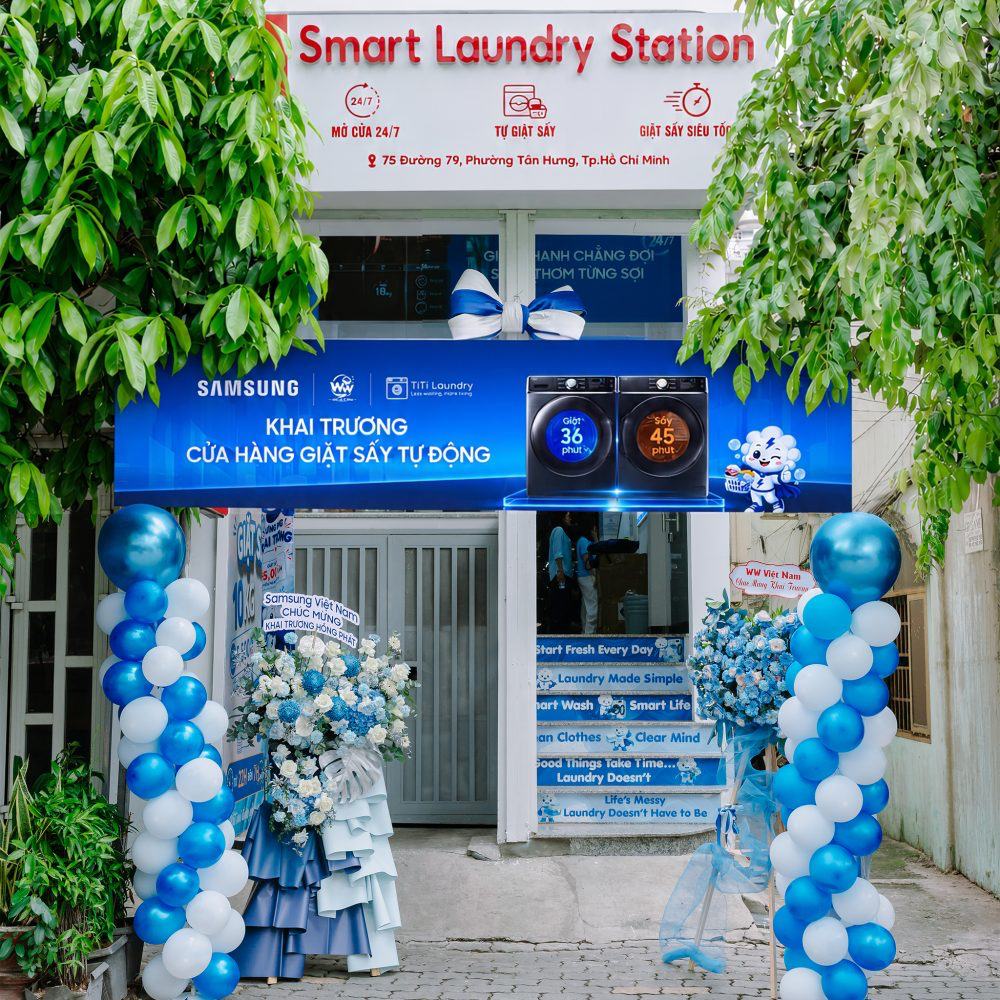 Khi ông lớn công nghệ bước chân vào thị trường giặt sấy tự động: Cờ đã cắm tại TP.HCM