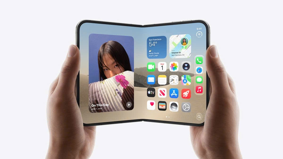 Bên trong iPhone Duo: Khi Apple thiết kế lại iOS cho màn hình gập như thế nào?