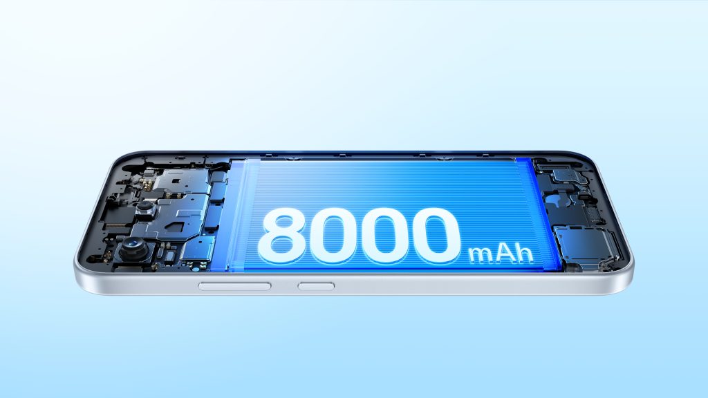 OPPO A7 Pro 5G có dung lượng pin siêu lớn 8000mAh, độ bền lên đến 6 năm sử dụng .