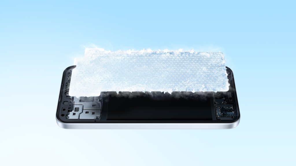 Hệ thống tản nhiệt buồng hơi Glacier VC lớn 4.300mm², đảm bảo hiệu suất luôn ổn định .