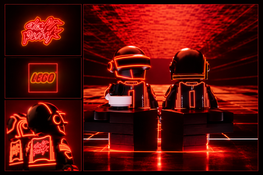 Daft Punk sắp có bộ LEGO riêng, tái hiện sân khấu kim tự tháp huyền thoại (ảnh 1)