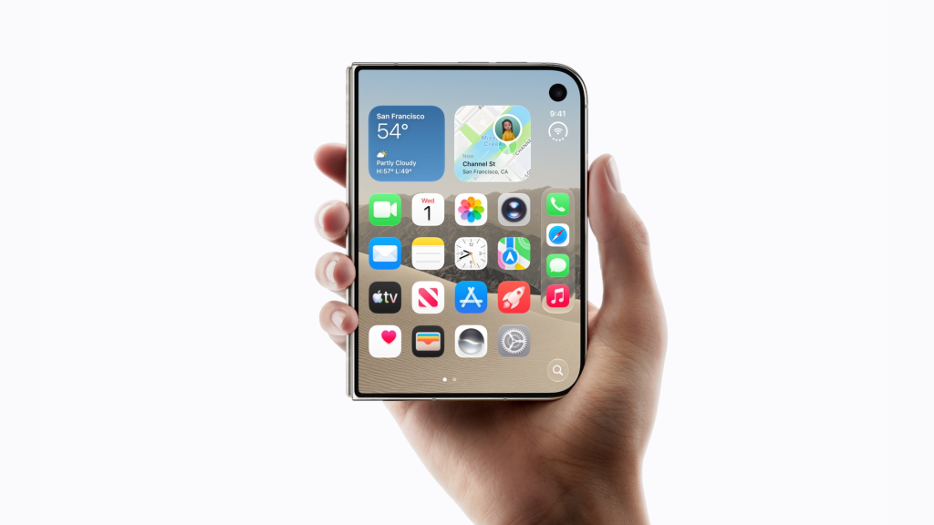 iPhone Duo: foldable đầu tiên của Apple, 5,2 mm khi mở, giá từ 1.999 USD (ảnh 1)