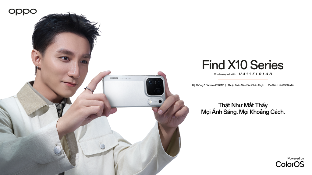 OPPO Find X10 và Find X10 Pro Max chính thức ra mắt tại Việt Nam ngày 28/10/2026.