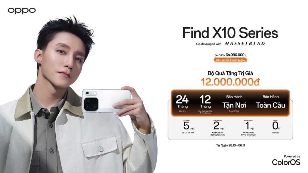 OPPO Find X10 Pro Max, mẫu smartphone có ba camera sau cùng 200MP, niêm yết 49,99 triệu đồng tại Việt Nam.