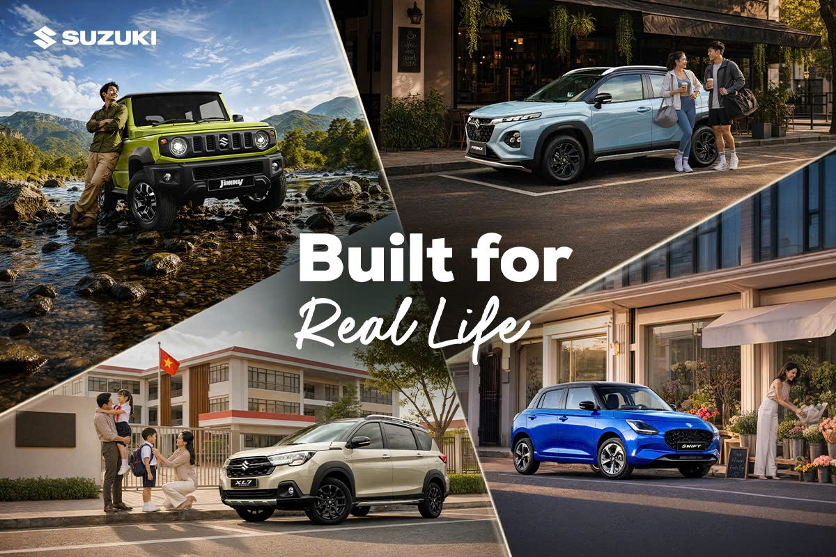 Suzuki khởi động chuỗi sự kiện trưng bày và lái thử ô tô từ GO! Cần Thơ
